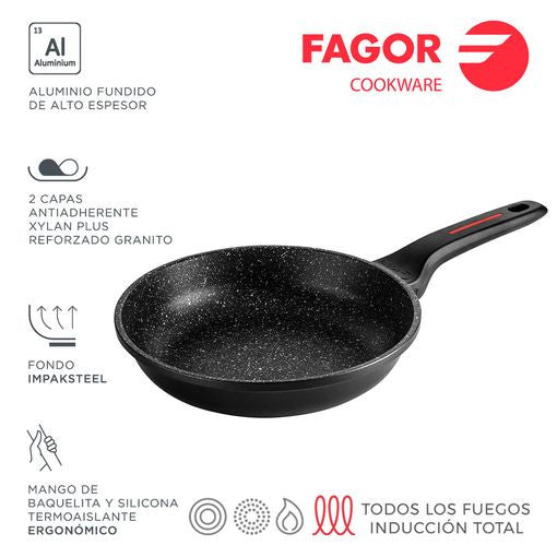 Recambio FAGOR - Sartén ALUTHERM Ø24 para menaje de cocina - 81SAFGALU24