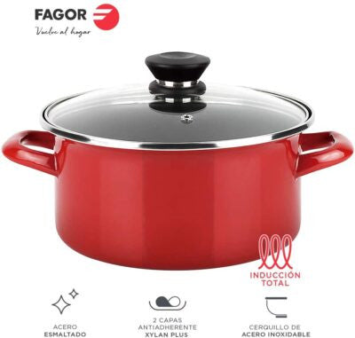 Recambio FAGOR - Olla optimax con tapa para menaje de cocina - 81PSFGESO18