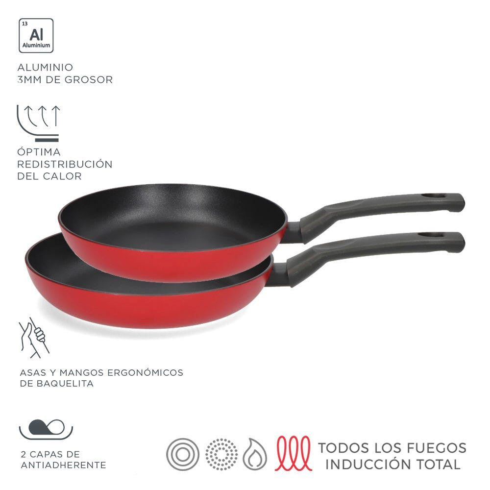 Recambio FAGOR Set ELAN 3 rouge Ø20 - 24 para menaje de cocina - 81SAFGERL24