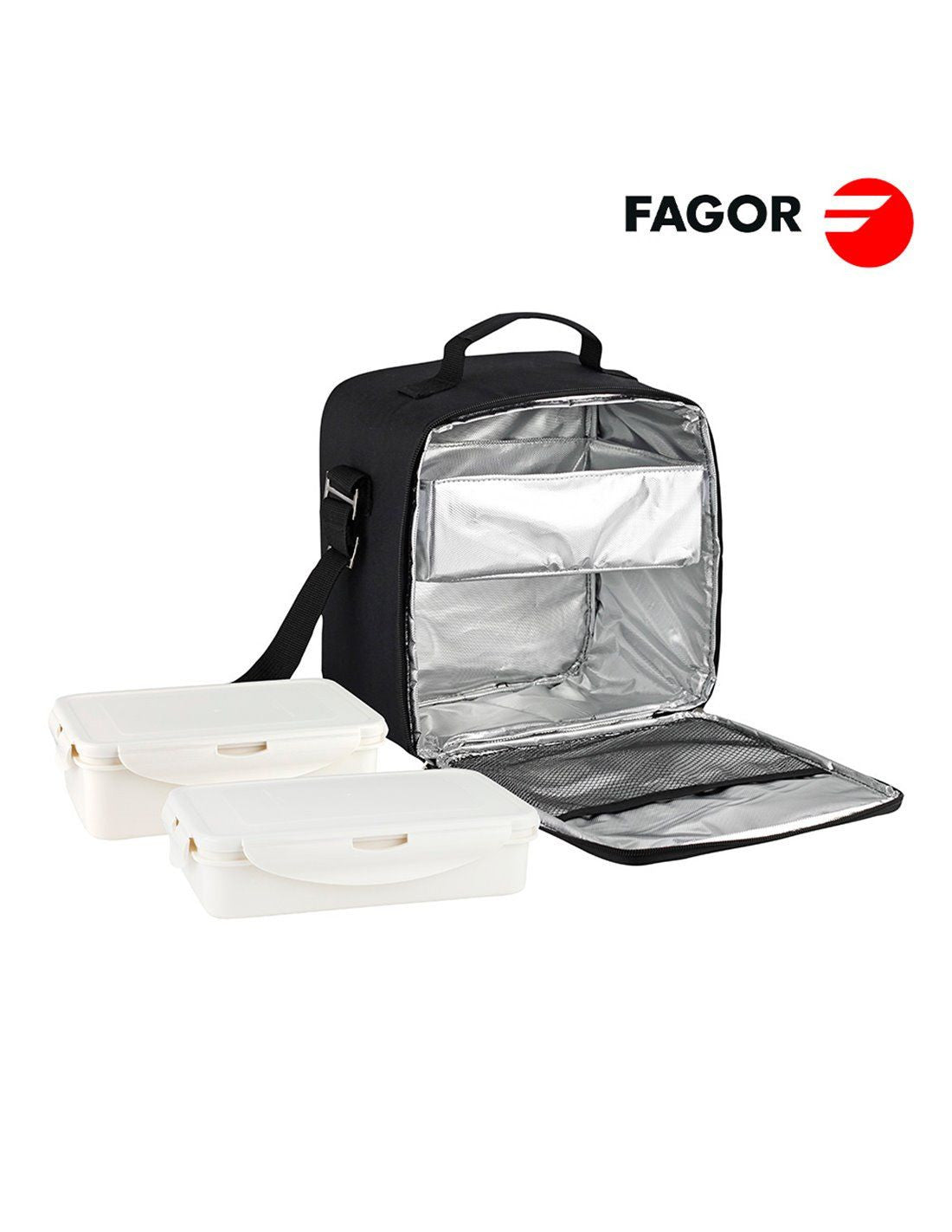Recambio FAGOR Tappy Plus - Bolsa refrigerada y 2 tuppers comida para menaje de cocina - 81PRFGBO2TG