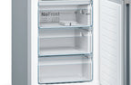 Frigorífico Bosch Serie 4, Combinado Libre Instalación, Acero KGN39VIEA