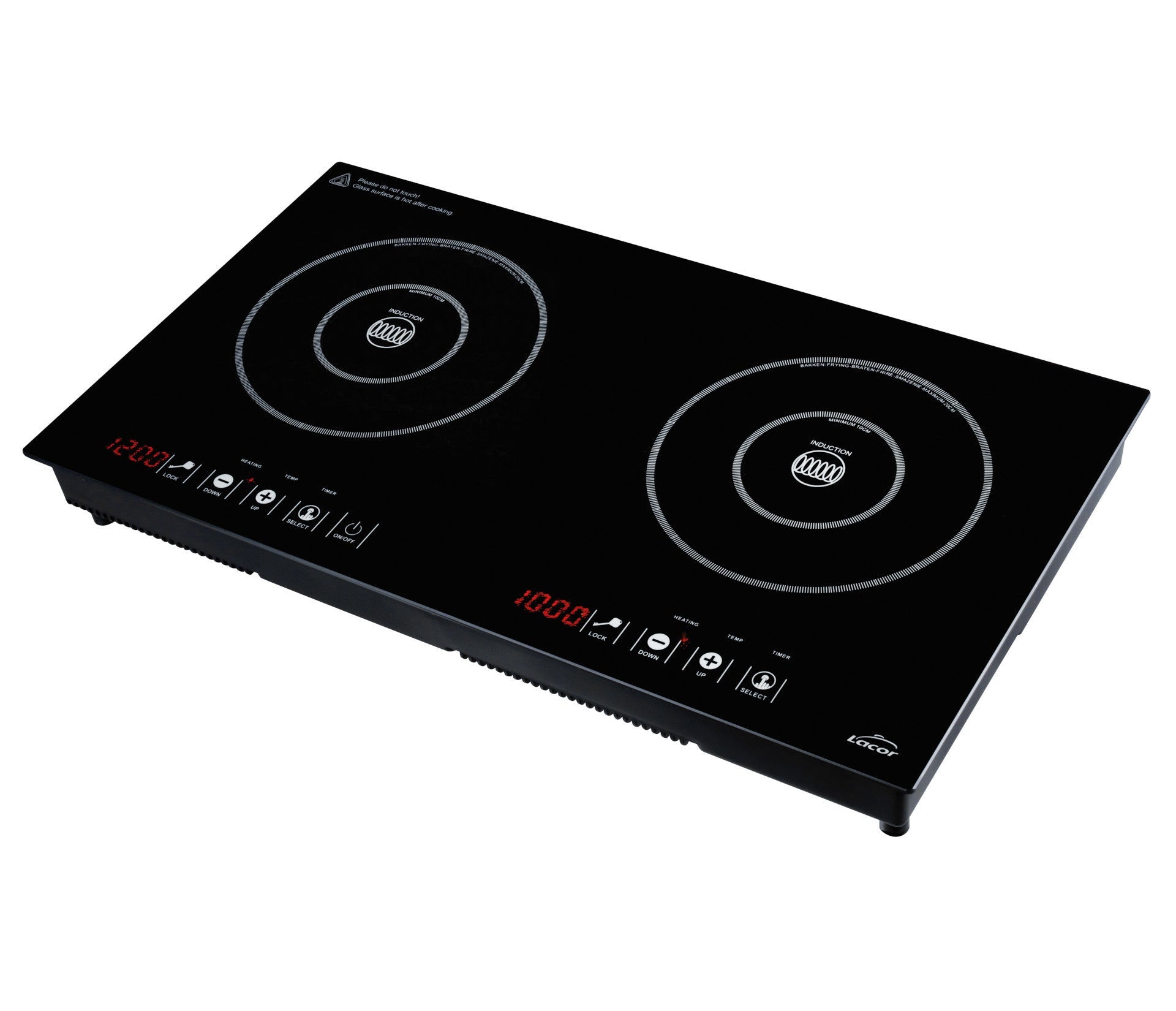 Recambio Lacor - Placa inducción horizontal Dual para equipos de cocina - 69333