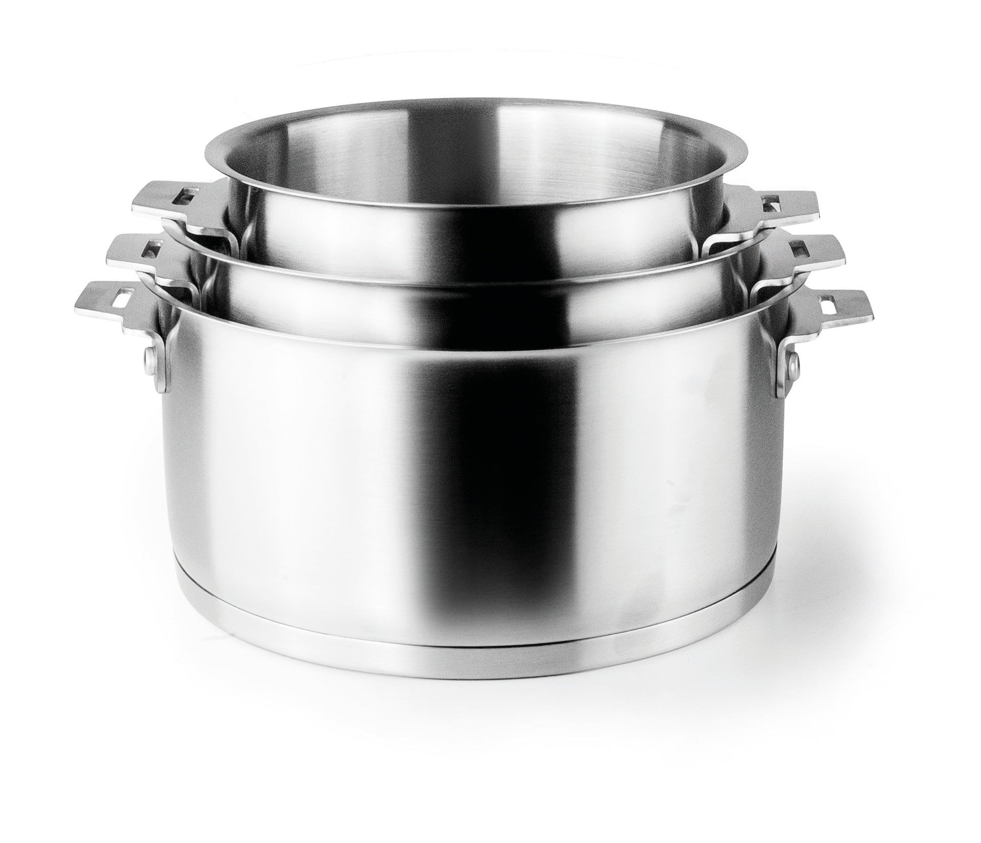 Recambio Lacor - Set 3 cazos y mango para equipos de cocina - 56610