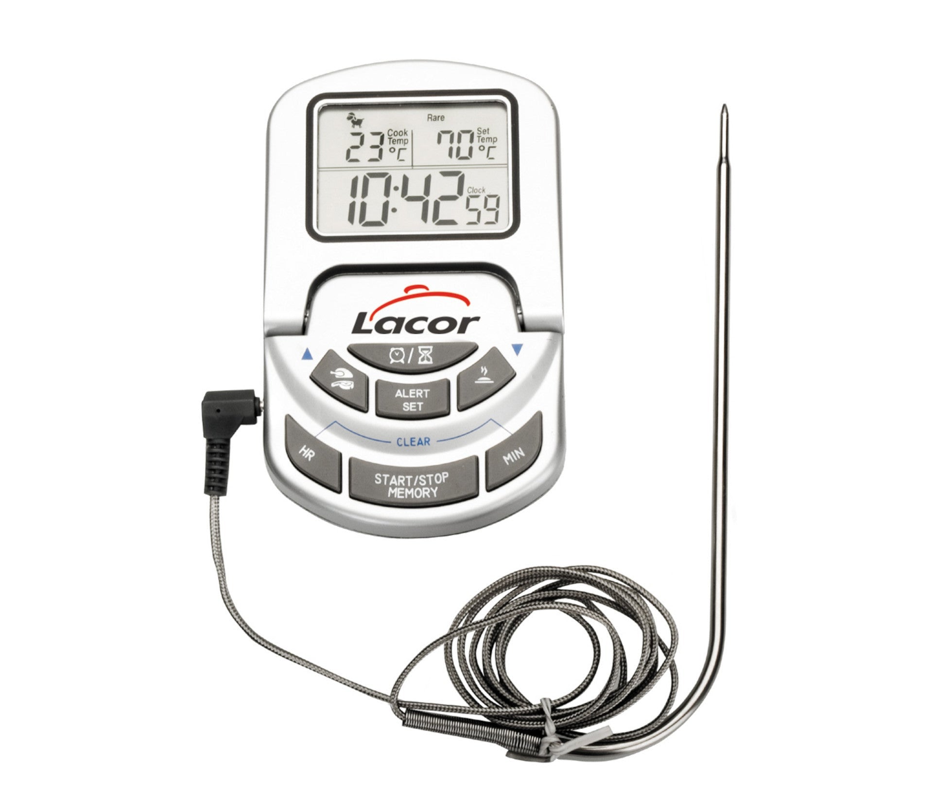Recambio Lacor - Termómetro digital con sonda para equipos de cocina - 62498
