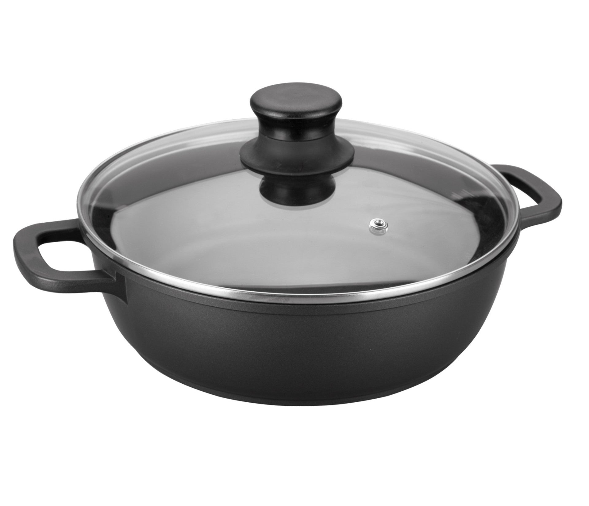 Recambio Lacor - Cacerola baja con tapa de cristal para equipos de cocina - 25823