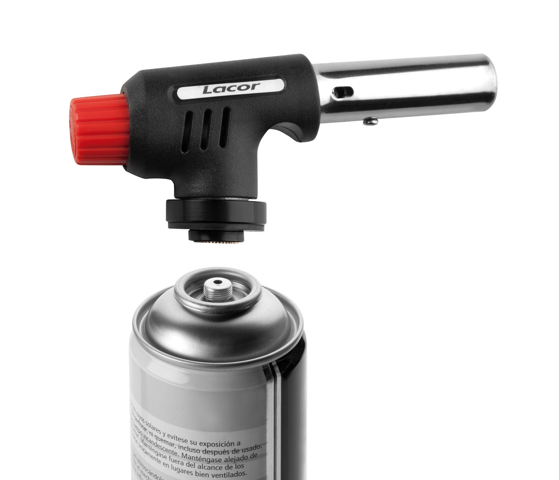 Recambio Lacor - Cabezal soplete de gas con adaptador para equipos de cocina - 68974