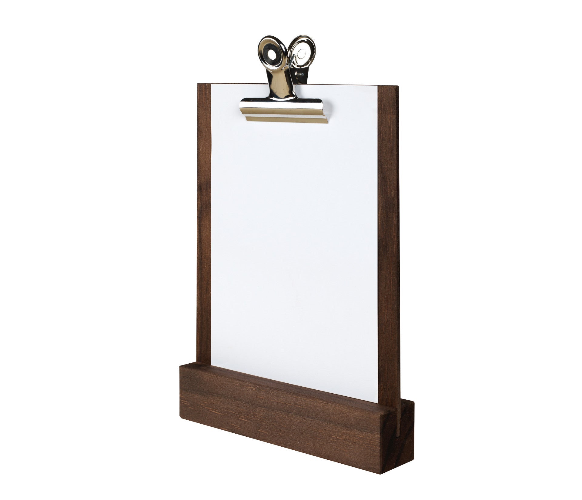Recambio Lacor - Portamenú madera sobremesa con pinza para equipos de cocina - 39410