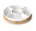 Recambio Lacor - Fuente 5 compartimentos bambú para equipos de cocina - 61243