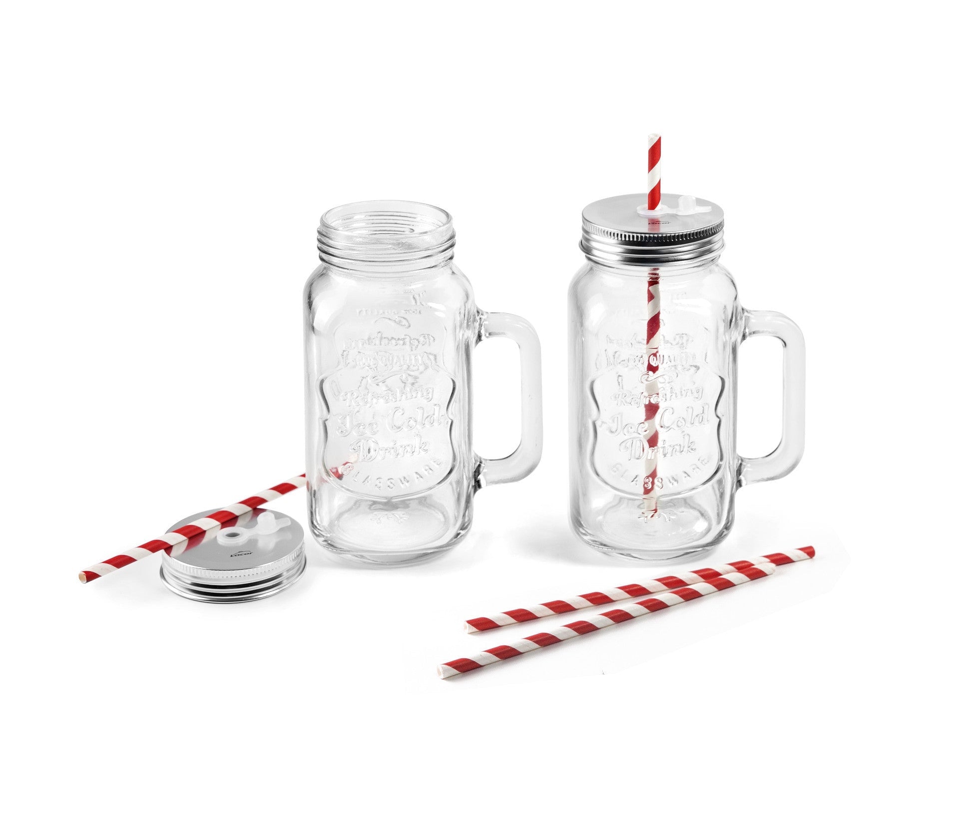 Recambio Lacor - Set 2 jarras de cristal para equipos de cocina - 69387