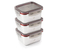 Recambio Lacor - Set 3 recipientes EcoInox para equipos de cocina - 64623
