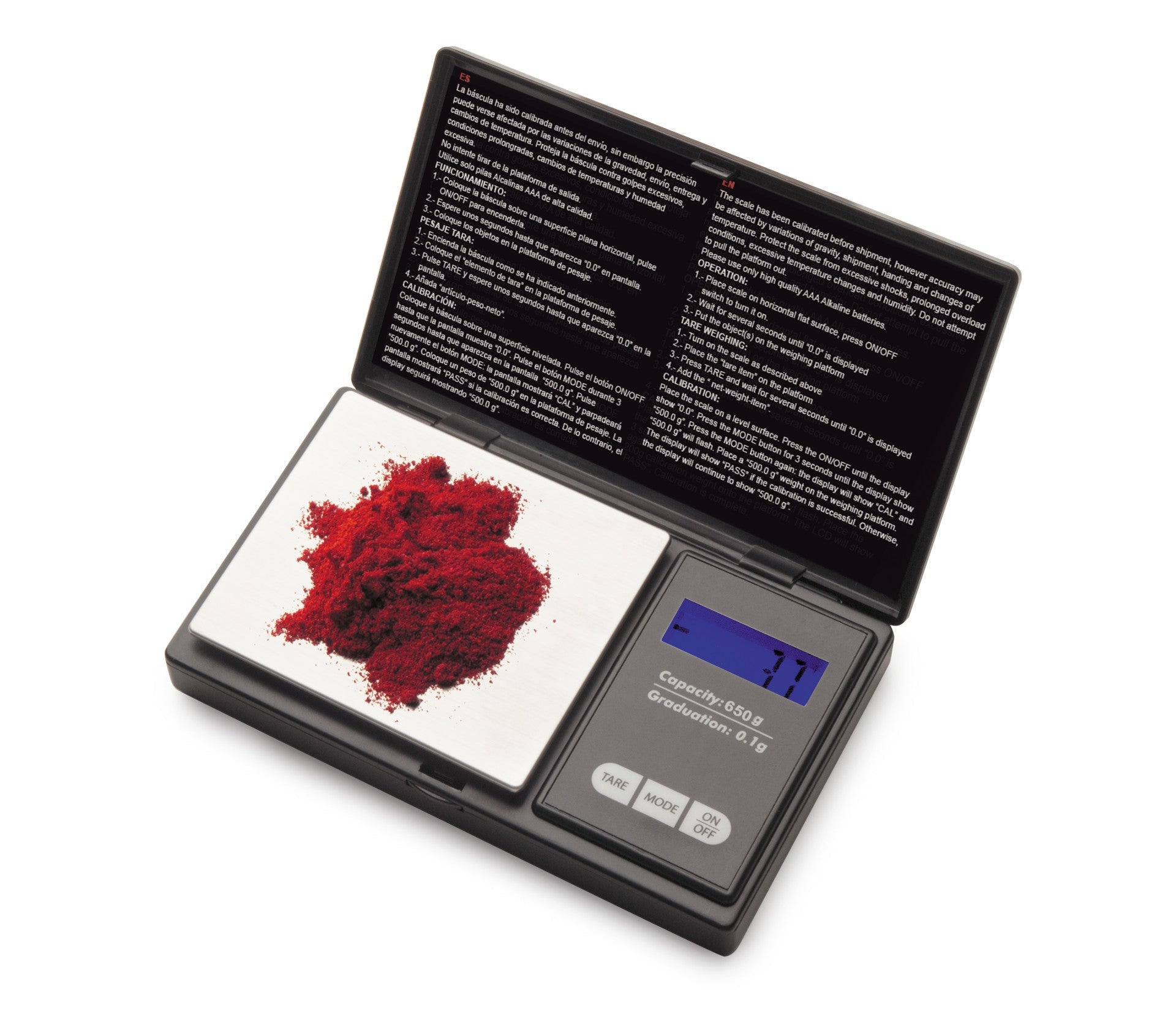 Recambio Lacor - Báscula precisión bolsillo para equipos de cocina - 61709