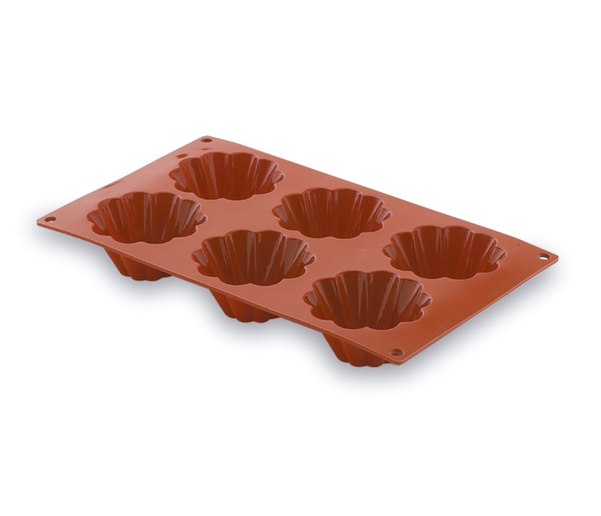 Recambio Lacor - Molde briochette flor 6 cavidades para equipos de cocina - 66819