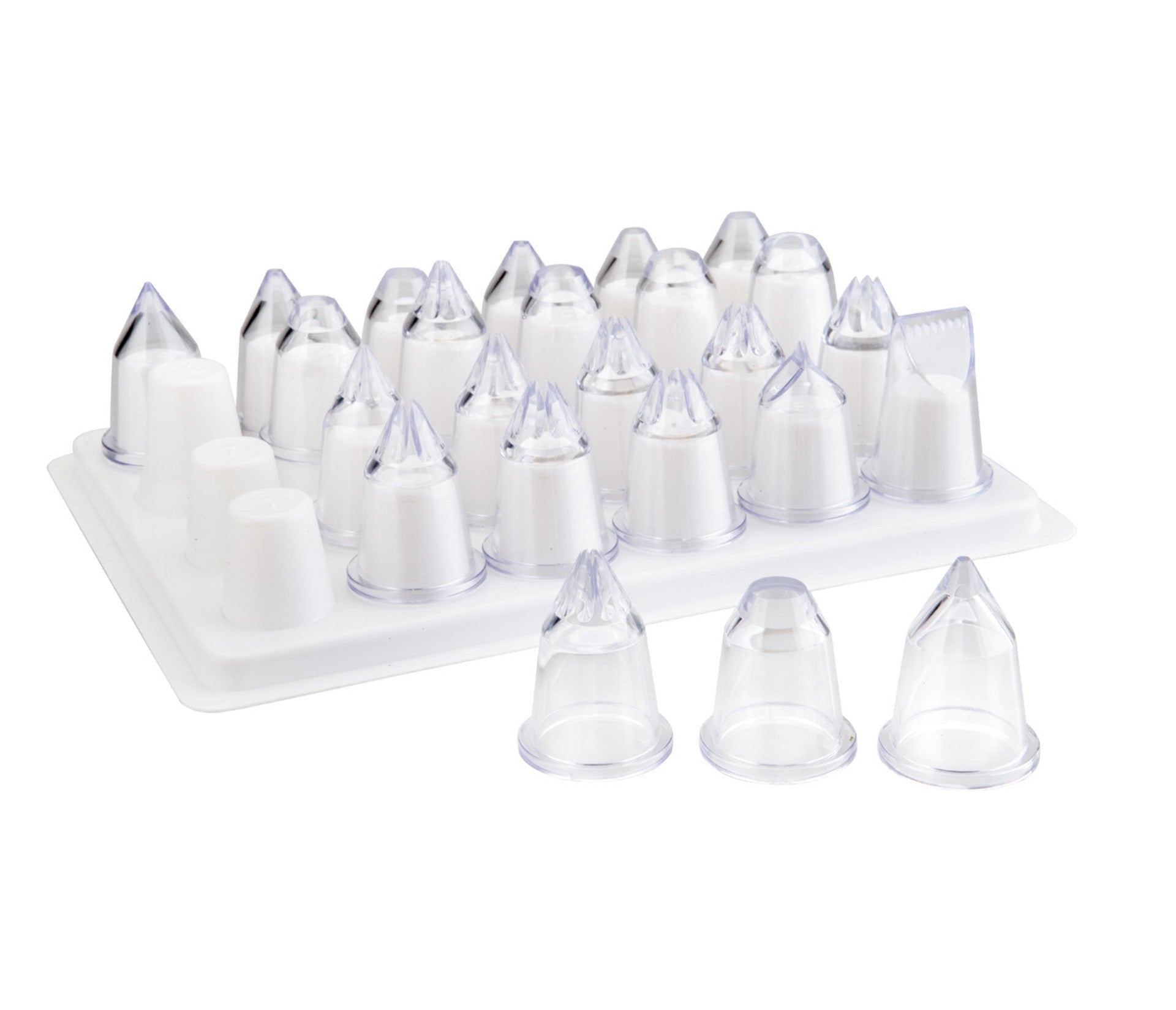 Recambio Lacor - Set 24 boquillas acrílicas para equipos de cocina - 68994