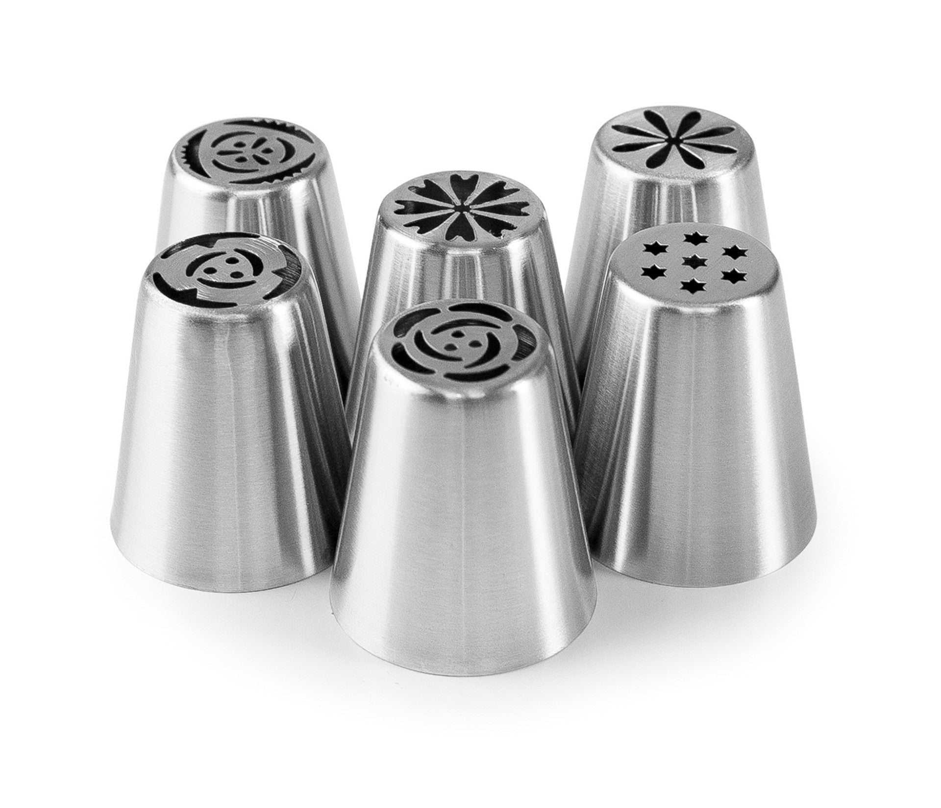 Recambio Lacor - Set 6 boquillas rusas para equipos de cocina - 68892