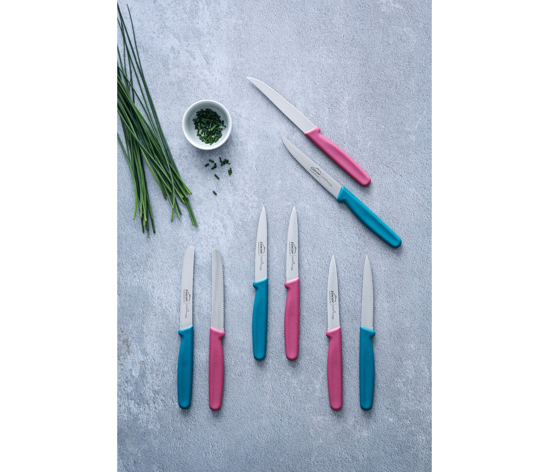 Recambio Lacor - Cuchillo puntilla liso para equipos de cocina - 39220