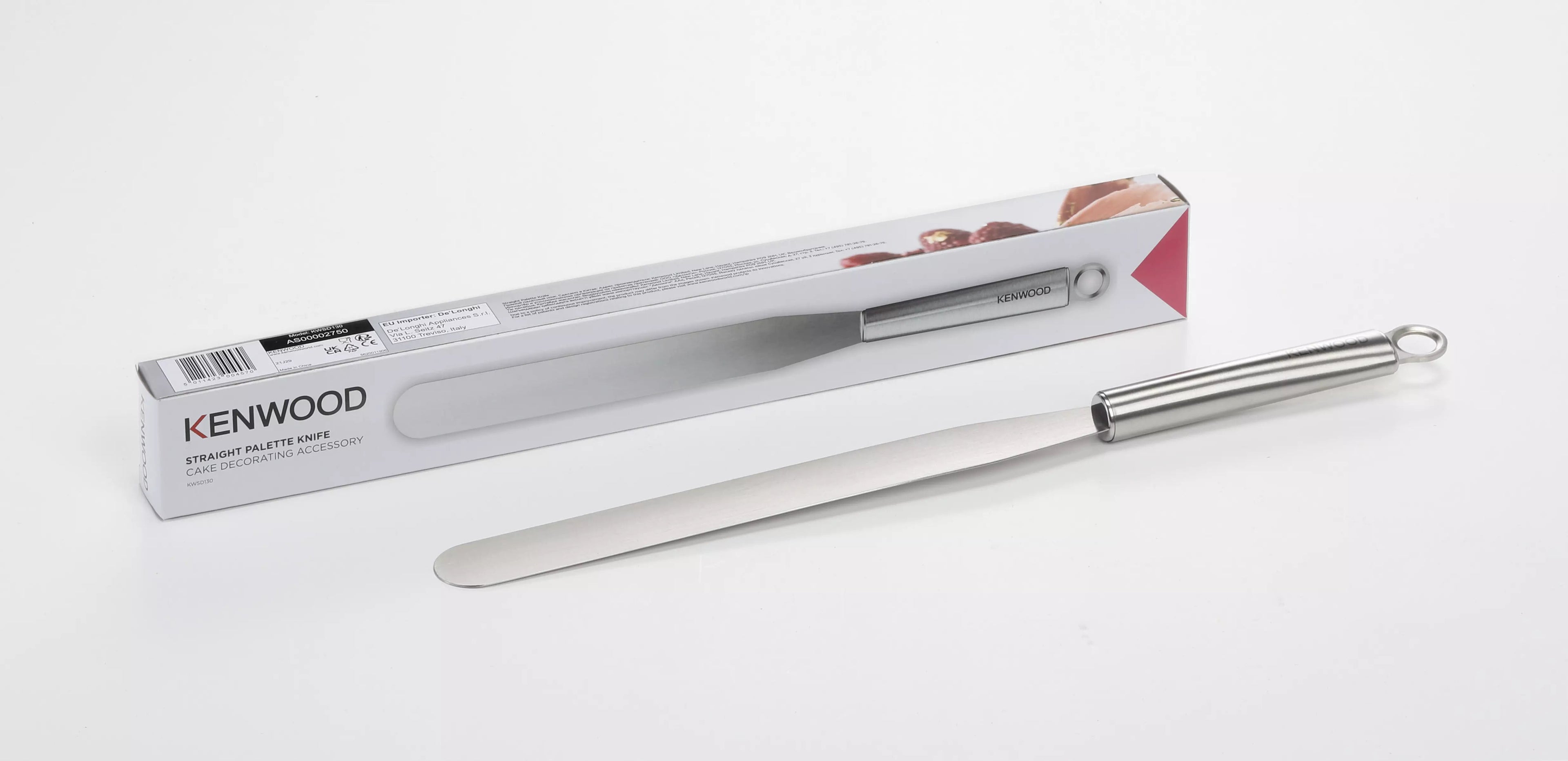 Recambio Kenwood - Espátula recta de acero inoxidable para utensilios de pastelería - AS00002750