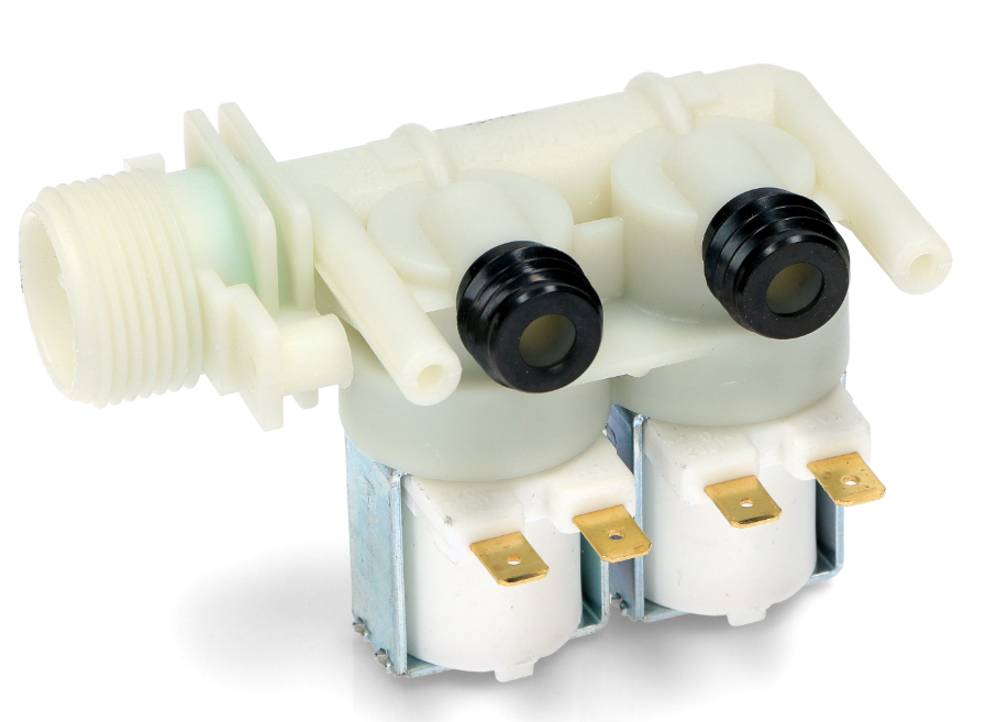 Recambio Whirlpool, Indesit, Ariston - Electroválvula 2 vías para lavadora - C00066518