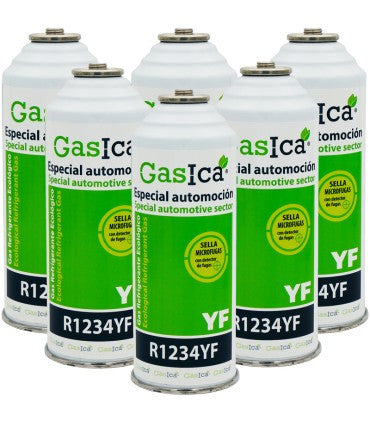 Recambio Gasica - Pack 6 botellas gas refrigerante para refrigeración - 470001324P6