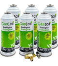 Recambio Gasica - Pack 6 botellas gas refrigerante para refrigeración - 470001175P6R