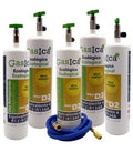 Recambio Gasica - Pack 5 botellas gas refrigerante R12 R134a y manguera carga para refrigeración - 470001174PROP5G