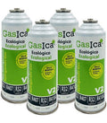 Recambio Gasica - Pack 4 botellas gas refrigerante para refrigeración - 470001175P4