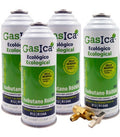 Recambio Gasica - Pack 4 botellas gas refrigerante para refrigeración - 470001174P4R