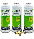 Recambio Gasica - Pack 3 botellas gas refrigerante para refrigeración - 470001175P3R
