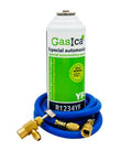 Recambio Gasica - Gas refrigerante R1234yf con manguera carga y válvula para refrigeración - 470001324GR