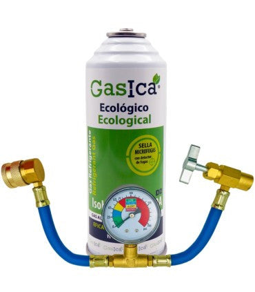 Recambio Gasica - Gas refrigerante ecológico R12 R134a con manómetro para refrigeración - 470001174M