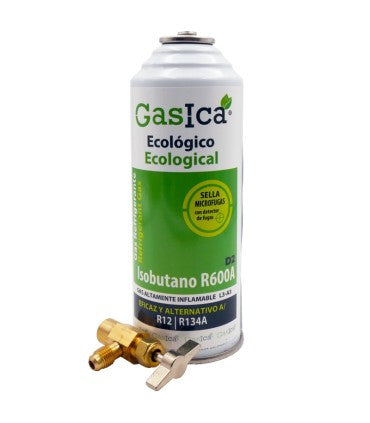 Recambio Gasica - Gas refrigerante ecológico R12 R134a con llave de servicio para refrigeración - 470001174R