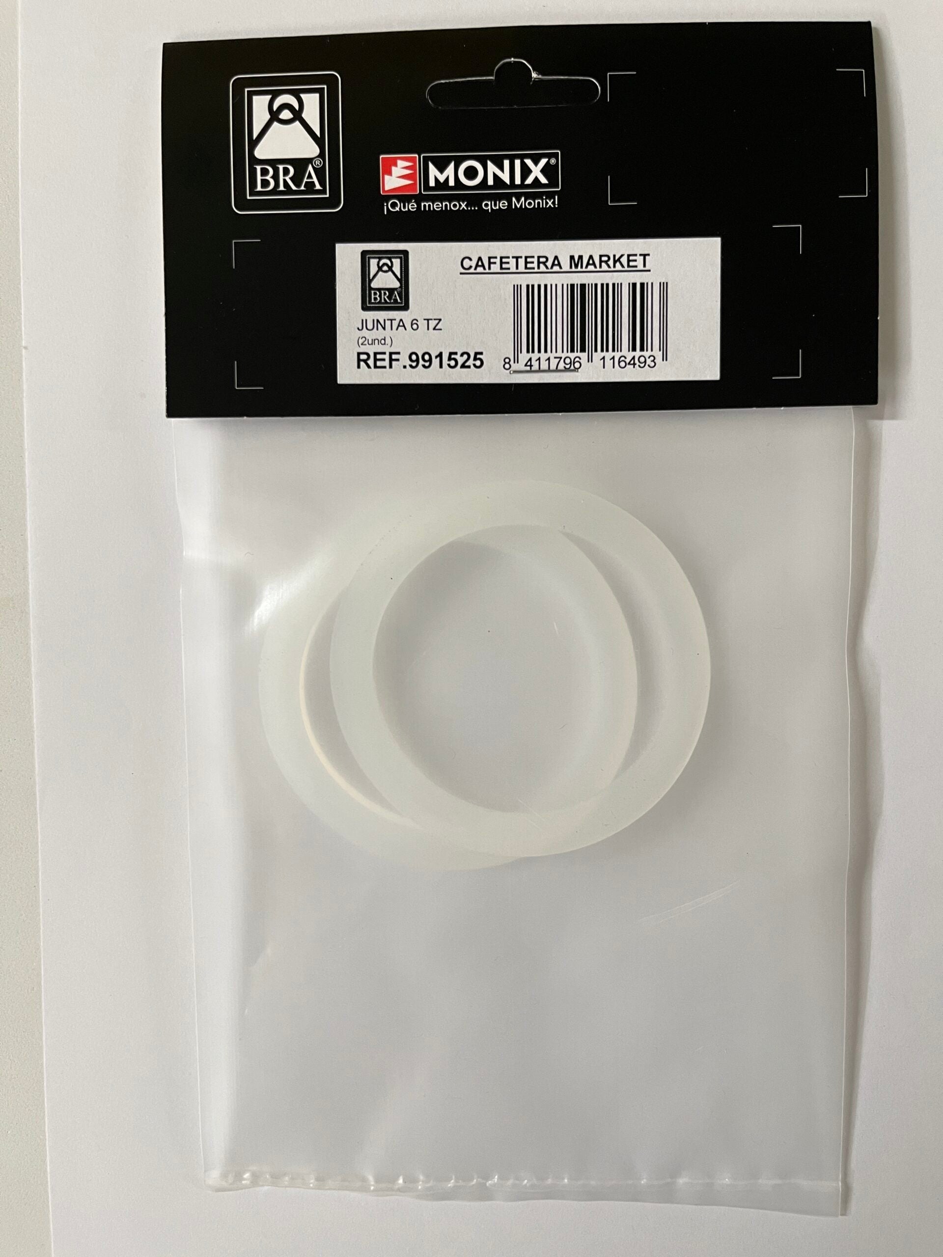 Recambio Bra Market - Cafetera de acero inoxidable para 6 tazas - 991525 - 991525