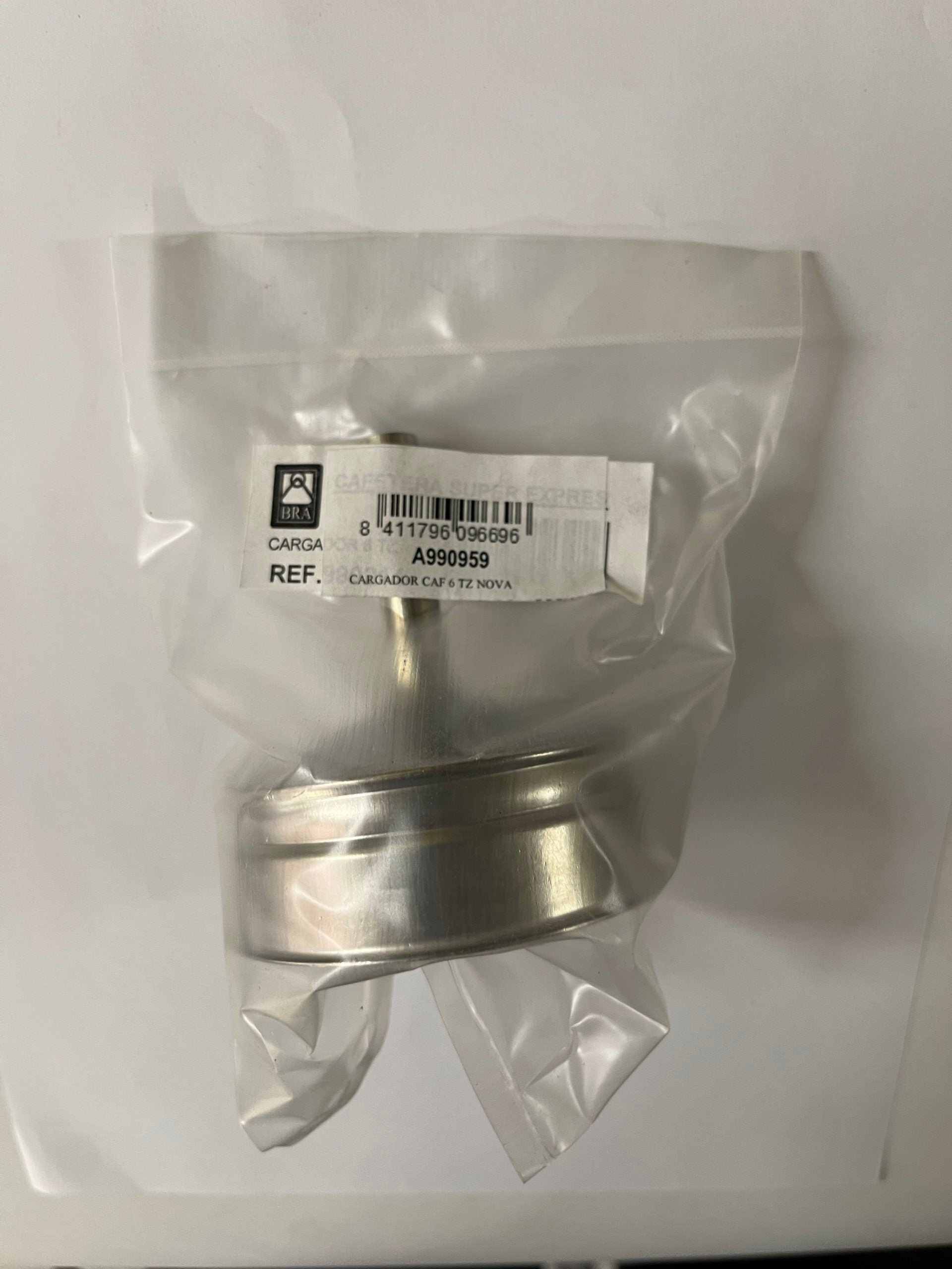 Recambio Bra Nova - Cafetera en acero inoxidable con cargador 6Tz - 990959