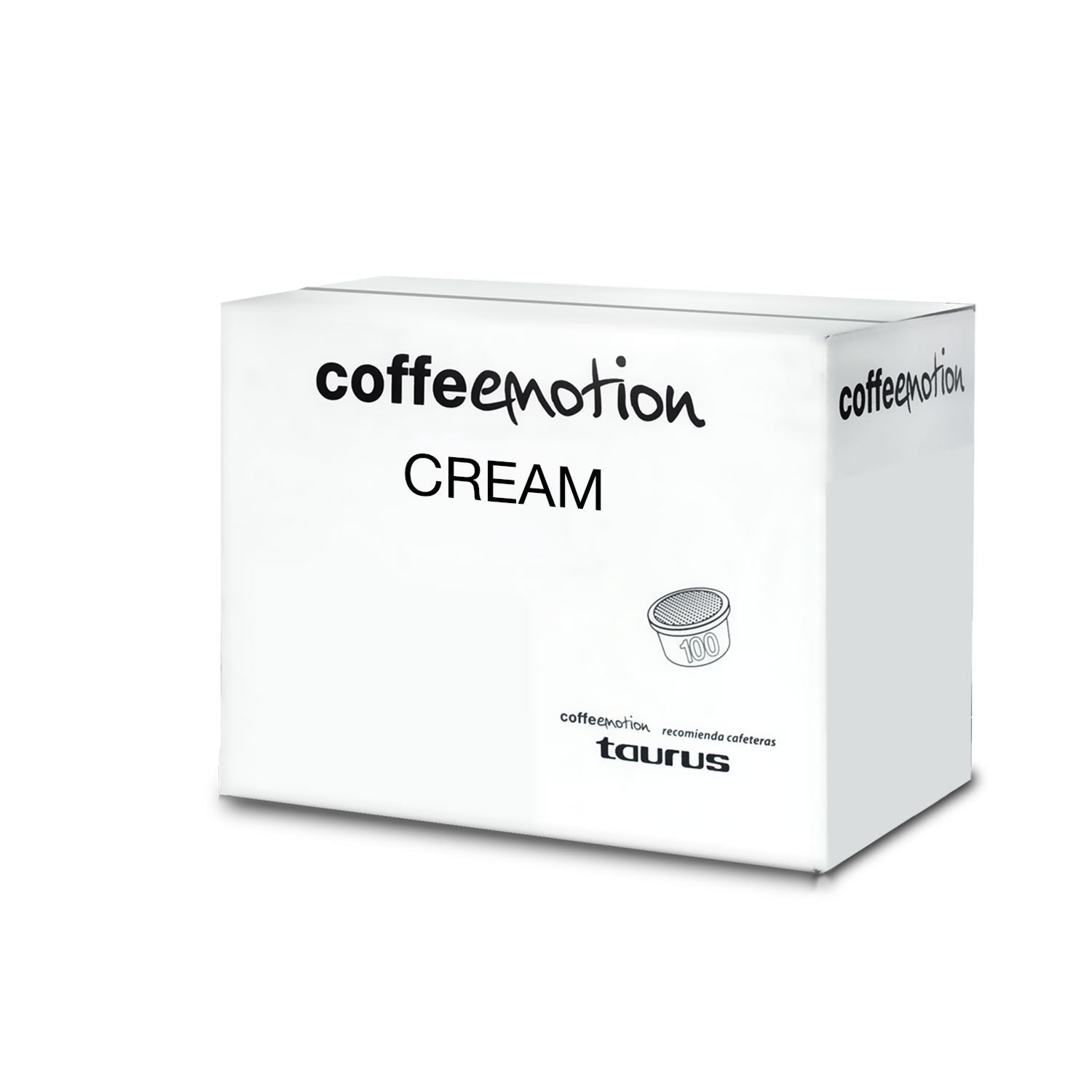 Recambio Taurus Coffeemotion Cream - Cápsulas de café paquete de 100 unidades - 999159000