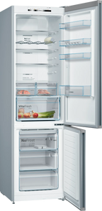 Frigorífico Bosch Serie 4, Combinado Libre Instalación, Acero KGN39VIEA