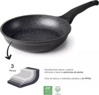 LACOR Sartén Eco-Piedra Aluminio Fundido