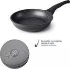 Lacor - Frigideira Ecológica - Pedra de Alumínio Fundido para Utensílios de Cozinha - 24118