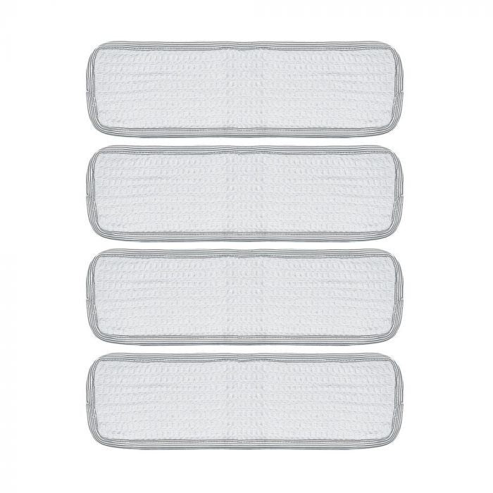 Recambio Set de 4 mopas - Compatible con Polti Vaporetto para suelos - PAEU0281