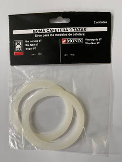 Recambio Cafetera de Aluminio Monix Bra para 9 Tazas, Modelo 990930