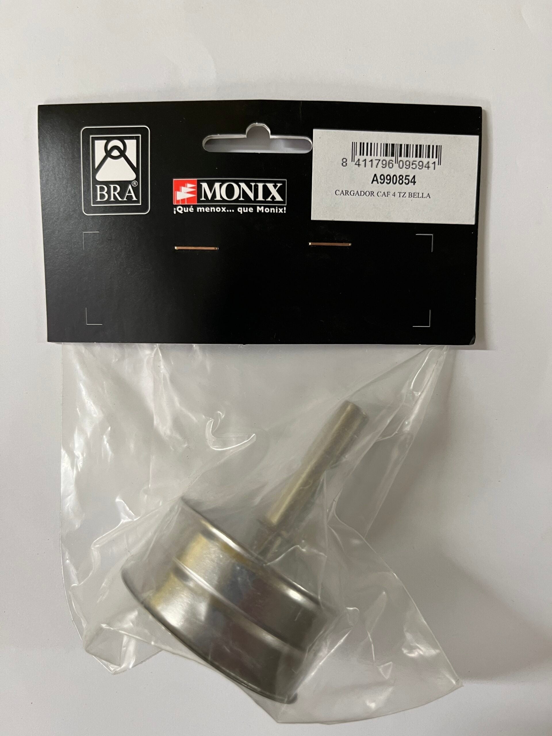 Recambio Bra Bella - Cargador acero inoxidable para cafetera, 4 Tz - 990854
