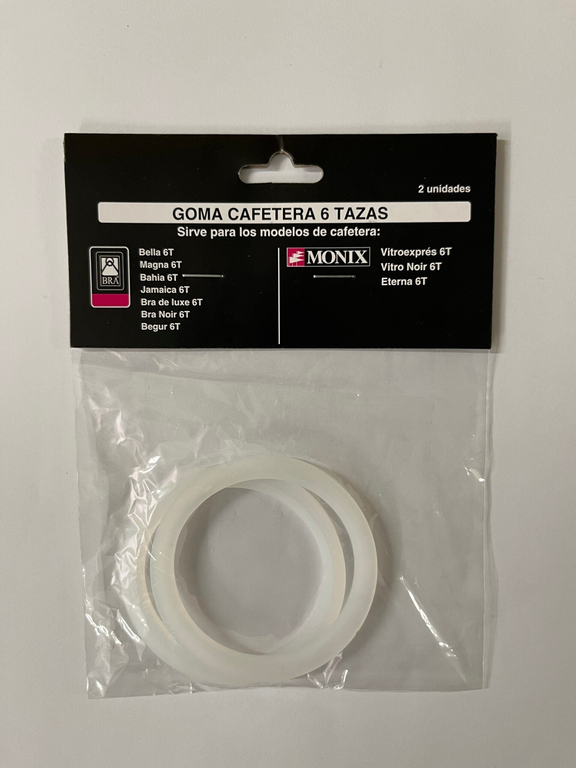 Recambio Conjunto Cafetera para 6 Tazas Acero Inoxidable y Aluminio Bra-Monix 990927