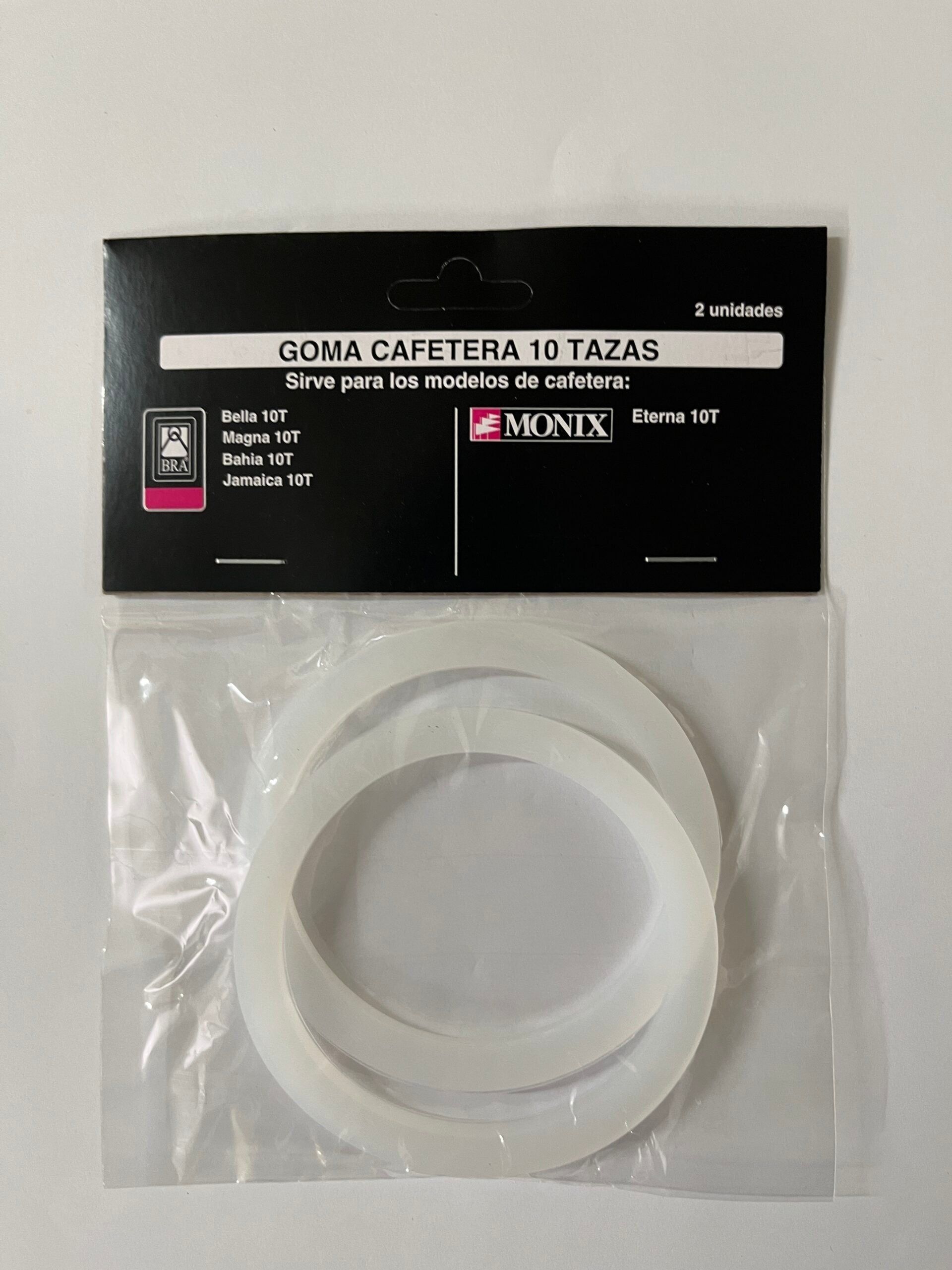 Recambio Cafetera de Acero Inoxidable para 10 Tazas Bra-Monix, Modelo 990928