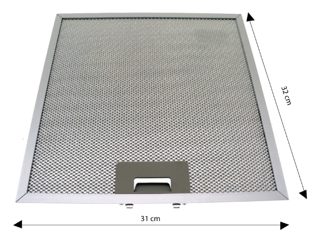 Recambio Aspes Edesa - Filtro campana de metal para cocina - ATL000036