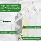 Beko, Saivod - Kit de puxadores para frigorífico - 4321270300