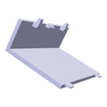 Recambio Electrolux 272 - Bisagra de tapa, dimensiones 50x75mm - 8079143197