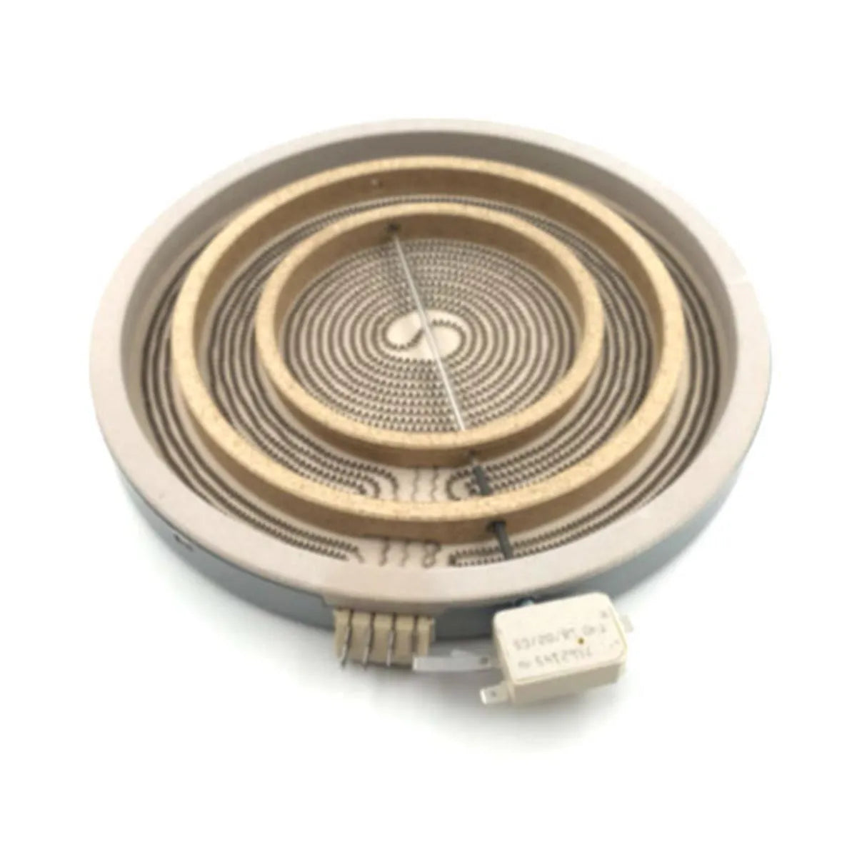 Placa radiante vitrocerámica triple Universal 300 mm exterior