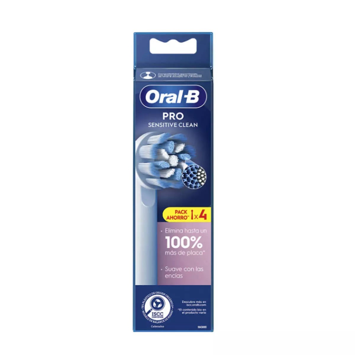 Recambio Braun Oral-B Sensitive Clean - Paquete de 4 cepillos dentales - 90440969