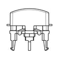 Recambio Electrolux - Botón de programa para electrodomésticos - 1529067017