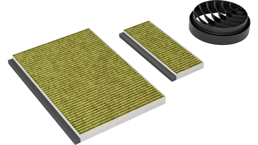 Recambio Bosch, Siemens, Balay - Filtros conjunto campana cocina - 17005798