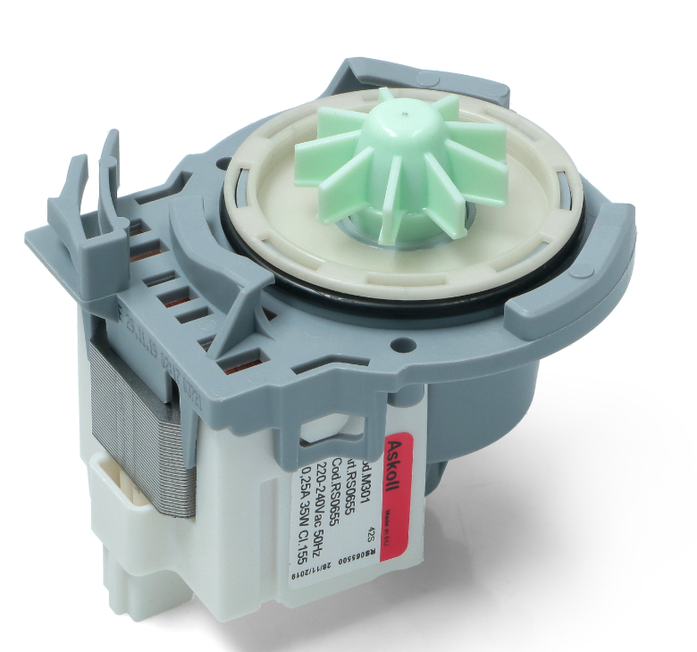 Recambio Whirlpool, Indesit, Ariston - Bomba lavavajillas - 481236018558