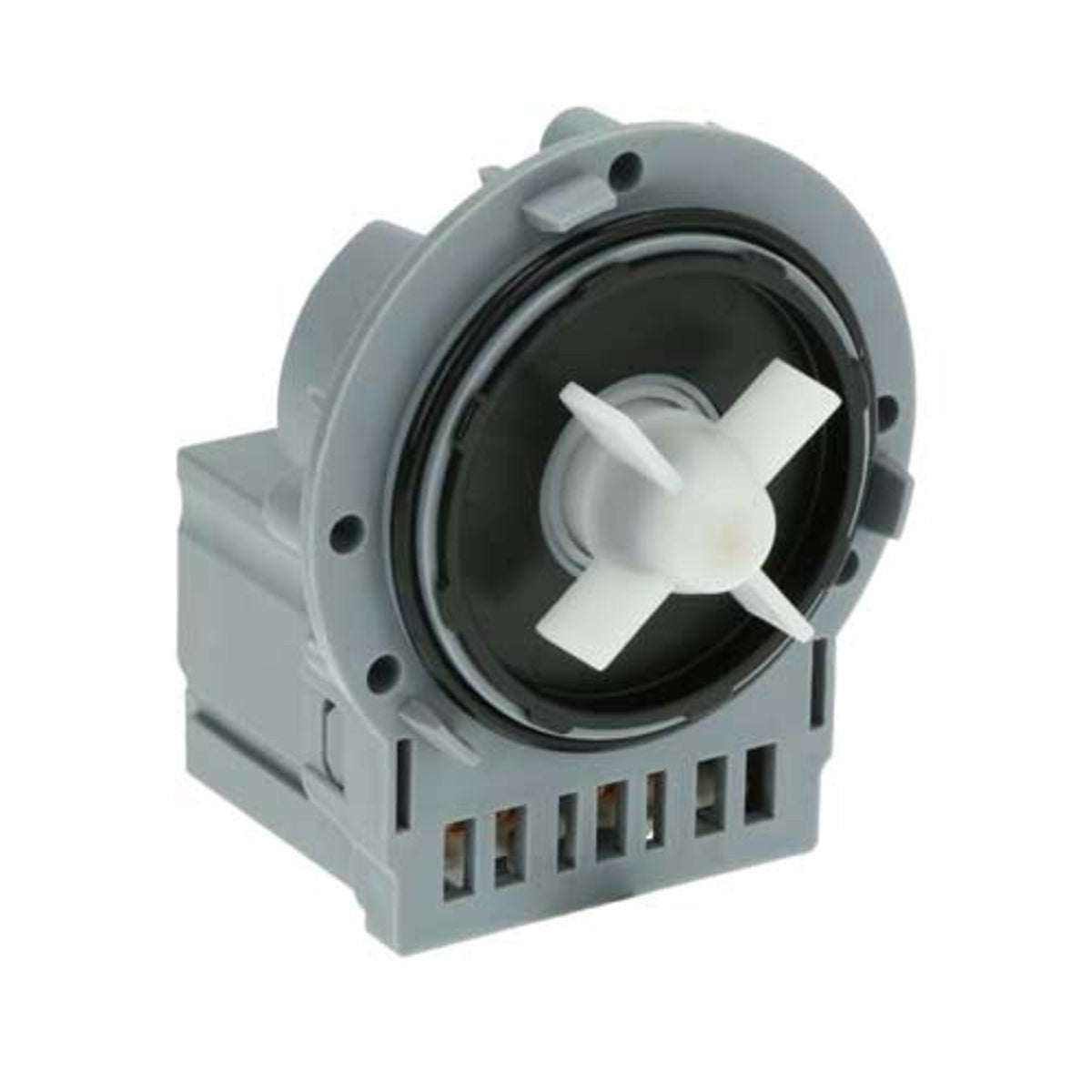 Recambio Estándar - Bomba de desagüe para lavadora con fijación de 3 tornillos - C00144997